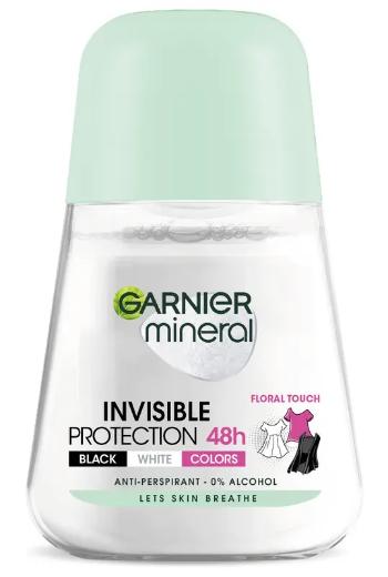 Garnier Minerálne antiperspirant pre dlhotrvajúcu sviežosť Roll-on Invisible 50 ml