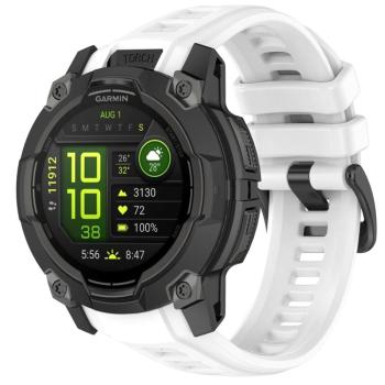 SILICONE Vymeniteľný remienok pre Garmin Instinct 3 50mm biely