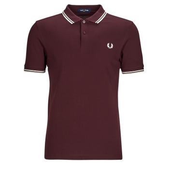 Fred Perry  TWIN TIPPED FRED PERRY SHIRT  Polokošele s krátkym rukávom Červená