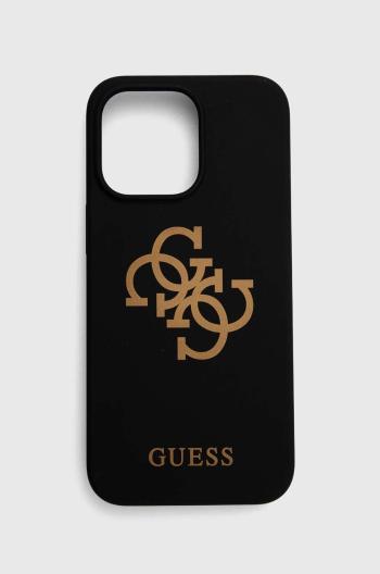 Puzdro na mobil Guess iPhone 13 Pro / 13 6,1" čierna farba