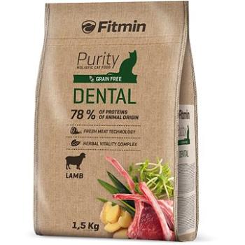 Fitmin Purity Cat Dental s čerstvým jahňacím pre zdravé zuby a ďasná 1,5 kg (8595237013609)