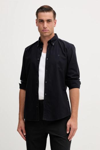 Bavlnená košeľa BOSS tmavomodrá farba, regular, s golierom button-down, 50544917