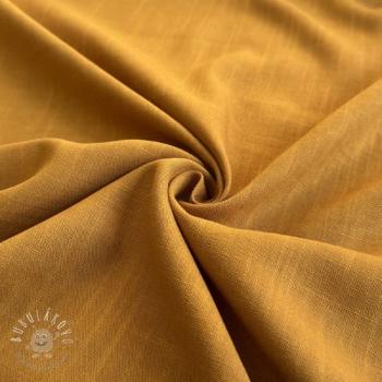 Viskóza s ľanom PREMIUM ochre