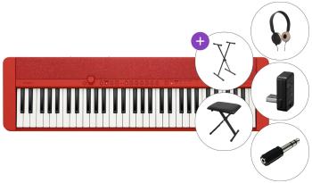 Casio CT-S1 SET Keyboard s dynamikou Red