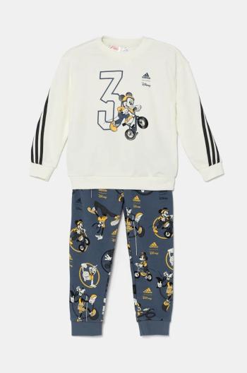 Detská tepláková súprava adidas x Disney tmavomodrá farba, IV9649