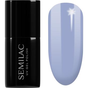 Semilac UV Hybrid Pastelowe Neony gélový lak na nechty s použitím UV/LED lampy odtieň 603 Summer Sky 7 ml
