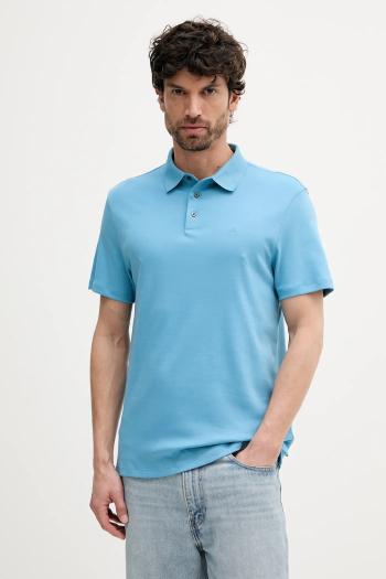 Bavlnené polo tričko Calvin Klein jednofarebné, LV04LB276G