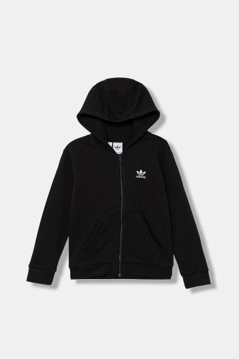 Mikina adidas Originals čierna farba, s kapucňou, s nášivkou, JX2789