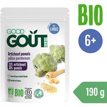 Good Gout BIO Artičoky, paštrnák a cestoviny s parmezánom (190 g) (3760269310049)