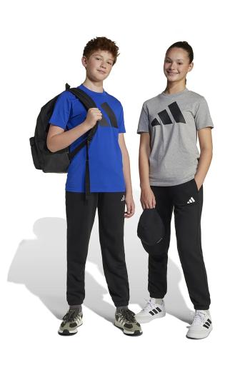 Detské tepláky adidas čierna farba, jednofarebné, JC9765