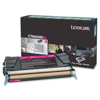 Lexmark C746A1MG purpurový (magenta) originálny toner