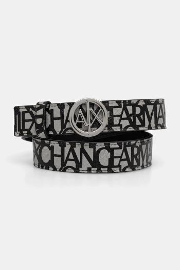 Opasok Armani Exchange dámsky, čierna farba