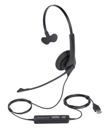 Jabra BIZ 1500/Mono/USB/Drôt/Čierna