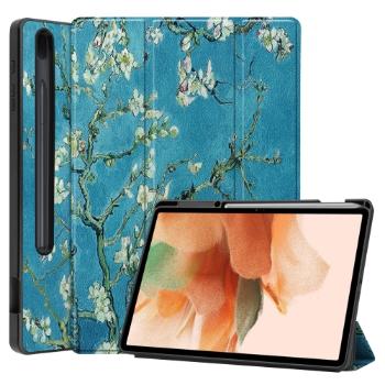 ART Zaklápací obal Samsung Galaxy Tab S8+ / S7+ / S7 FE APRICOT BLOSSOM