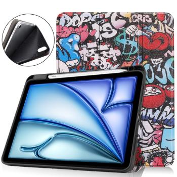 ART Zaklápacie puzdro pre Apple iPad Air 11 2025 / Air 11 2024 GRAFFITI