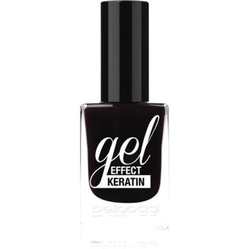 bellaoggi Gel Effect Keratin Nail Polish lak na nechty odtieň Berry Bramble 10 ml