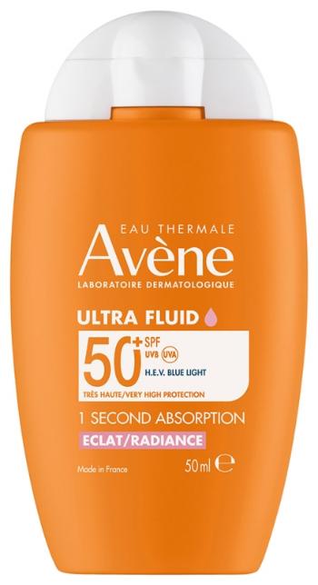 Avène Rozjasňujúci ochranný pleťový fluid SPF 50+ Radiance (Ultra Fluid) 50 ml
