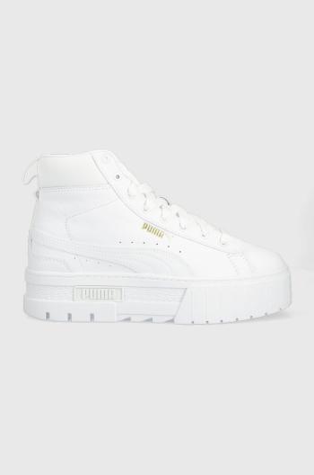 Tenisky Puma Mayze Mid Wn s biela farba