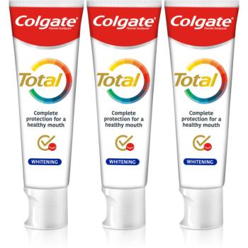 Colgate Total Whitening bieliaca zubná pasta 3 x 75 ml