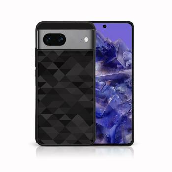 MY ART Ochranný kryt pre Google Pixel 8a BLACK TRIANGLES (232)
