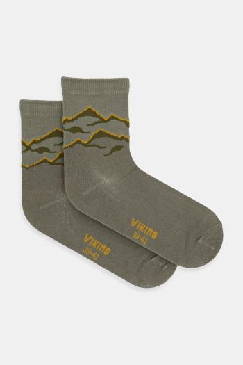 Ponožky Viking pánske, zelená farba, 920/25/9014