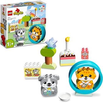 LEGO® DUPLO® 10977 - Moje prvé šteniatko a mačiatko so zvukom (5702017153612)