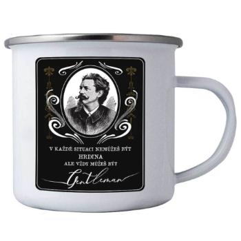 Bohemia Gifts Plechový hrnček Real Gentleman , 350ml