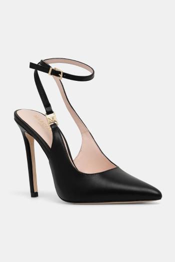 Kožené lodičky Marciano Guess čierna farba, 5YGZ37 7368A