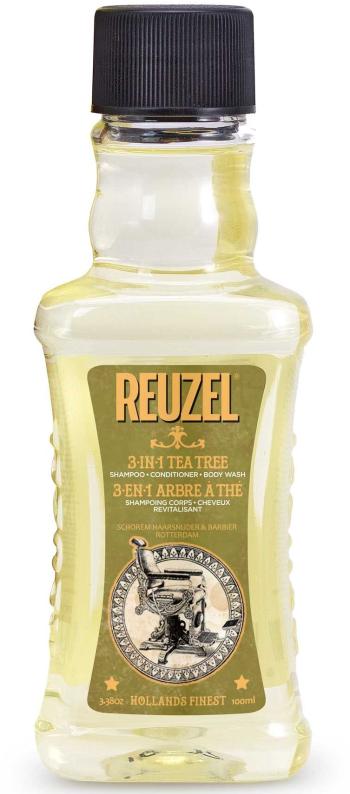 Reuzel Šampón, kondicionér a sprchový gél 3 v 1 (3-in-1 Tea Tree Shampoo-Conditioner- Body Wash) 100 ml