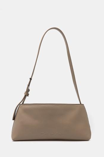 Kabelka Calvin Klein béžová farba, K60K612550