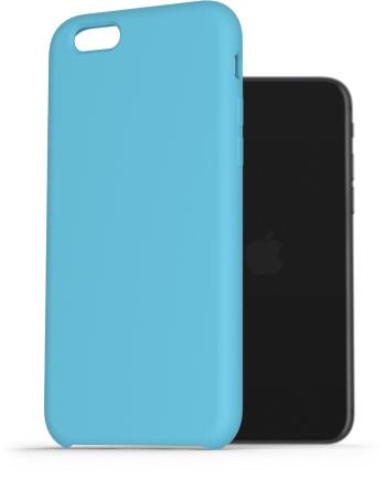 Telefon tok AlzaGuard Premium Liquid Silicone Case iPhone 7 / 8 / SE 2020 / SE 2022 kék tok