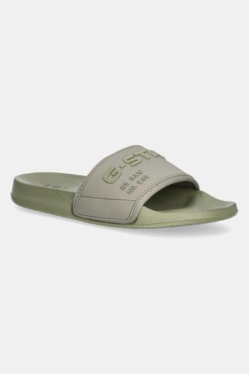 Šľapky G-Star  CART V TPU W dámske, zelená farba, D27422.G588