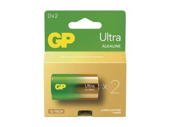 Batéria D (LR20) alkalická GP Ultra 2ks