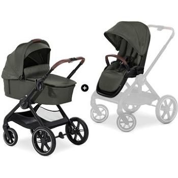 HAUCK Sada 2 v 1 Kočík Walk N Care Air Dark Olive (4007923165492)