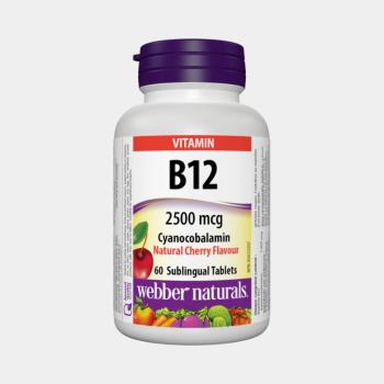 Webber Naturals Vitamín B12 2500mcg 60 tabliet