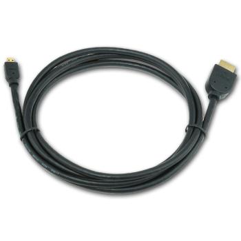 Kabel CABLEXPERT CC-HDMID-6 HDMI-HDMI micro 1,8m, 1.3, M/M stíněný, zlacené kontakty, černý