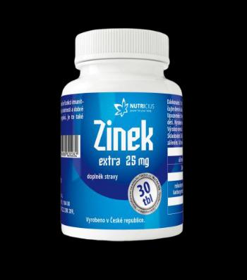 NUTRICIUS Zinok Extra 25 mg 30 tabliet