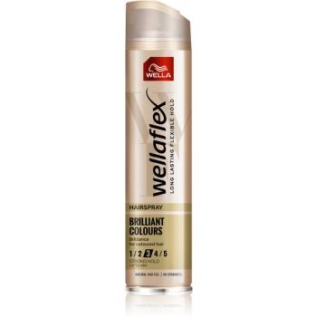 Wella Wellaflex Brilliant Color lak na vlasy so strednou fixáciou pre farbené vlasy 250 ml