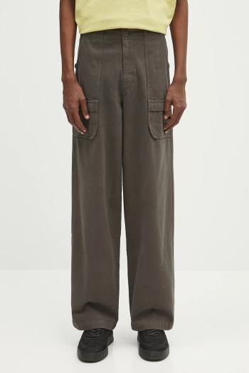 Bavlnené nohavice adidas Originals P Ess C Pt zelená farba, rovný strih, JD3339