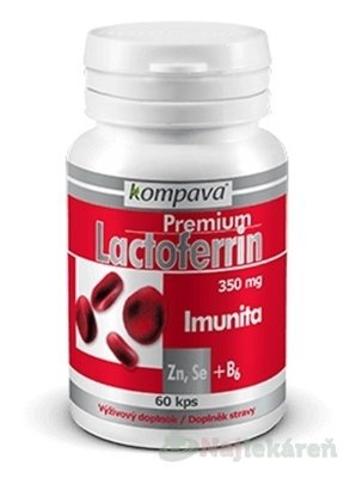 kompava Premium Lactoferrin výživový doplnok, 60ks