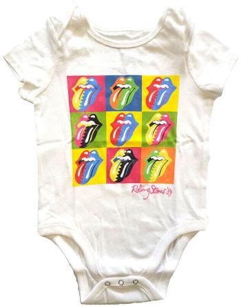 The Rolling Stones Tričko Two-Tone Tongues Kids White 0 - 3 mes