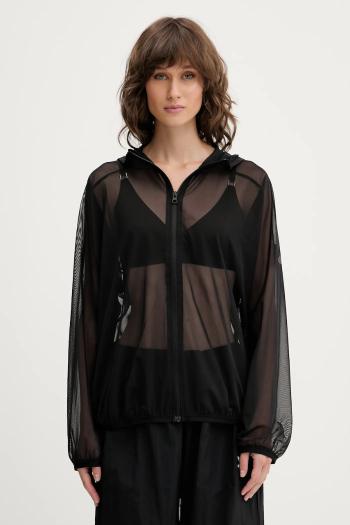 Mikina adidas All SZN čierna farba, s kapucňou, jednofarebná, JM3734