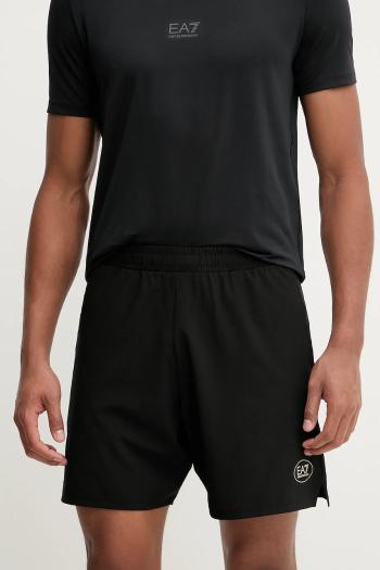 Tréningové šortky EA7 Emporio Armani čierna farba, AF17683.7M000835