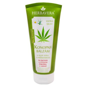 HERBAVERA Konopný balzam s Aloe Vera 200 ml