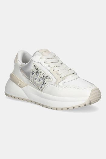 Tenisky Pinko Gem dámske, biela farba, SS0055 P073 DY7