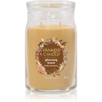 Yankee Candle Glistening Leaves illatgyertya Signature 567 g