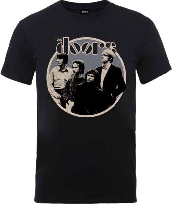 The Doors Tričko Retro Circle Unisex Black L