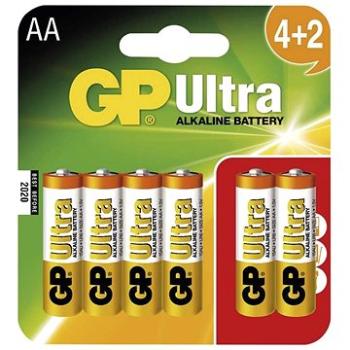 GP Ultra Alkaline LR06 (AA) 4+2ks v blistru (1014219012)