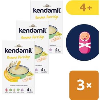Kendamil jemná banánová kaša 3× 150 g (8594200262105)