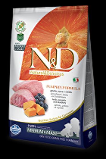 N&D Pumpkin DOG Puppy M/L Lamb & Blueberry 12kg Konzerva N&D ZADARMO